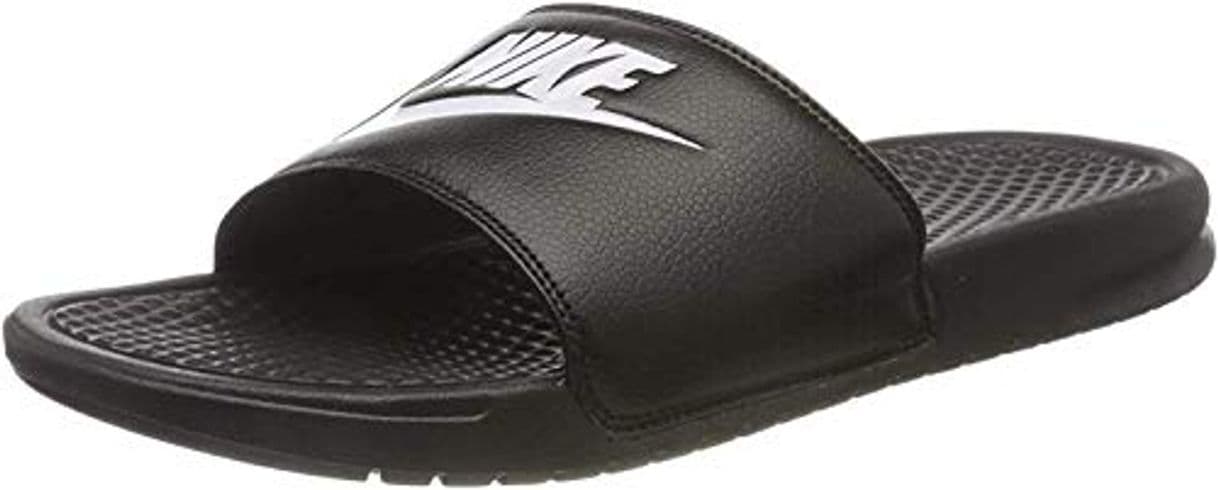 Fashion - Benassi Just Do It, Zapatos de playa y piscina Hombre, Negro