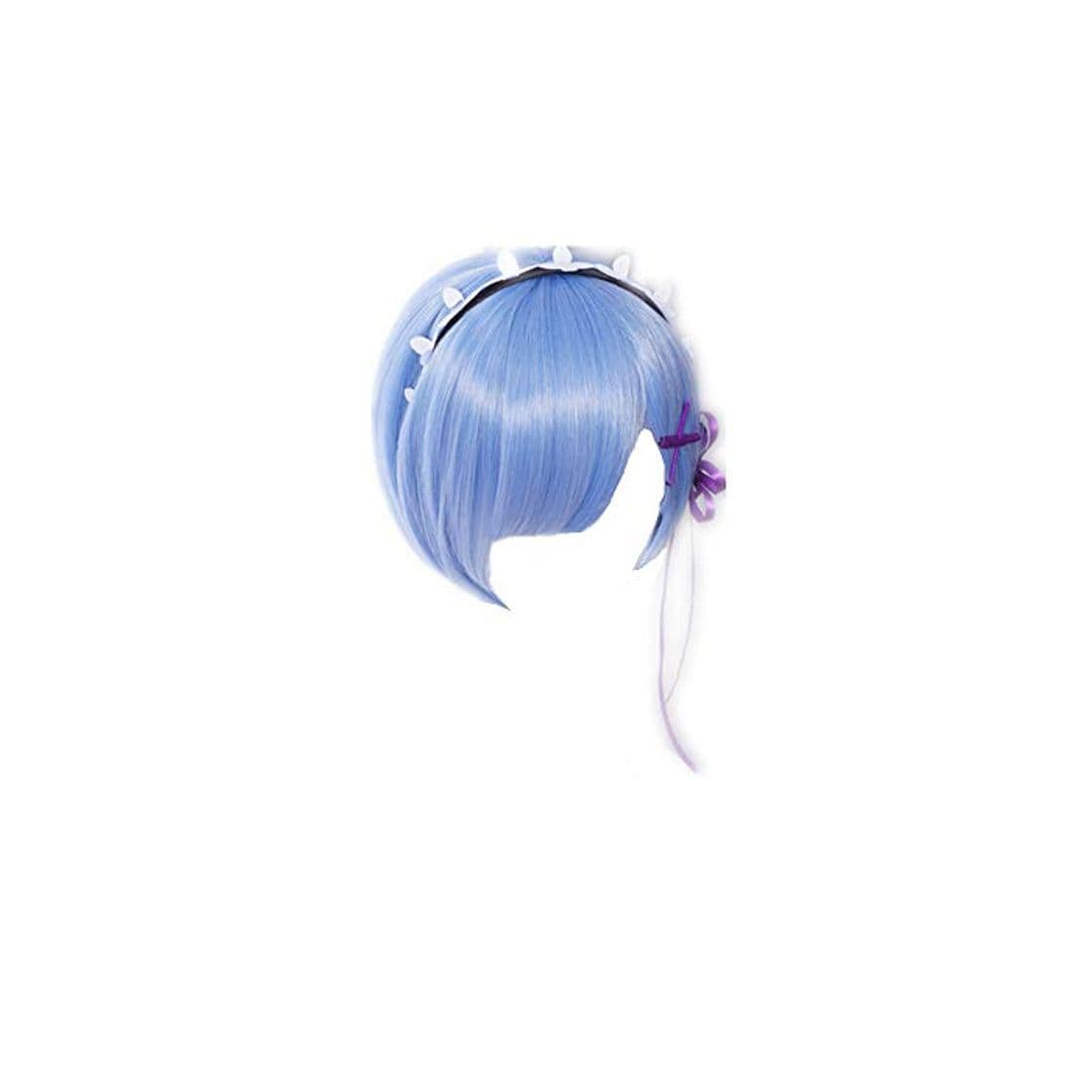 Producto Peluca corta azul de la marca Cosplaza, para cosplay de Rem del