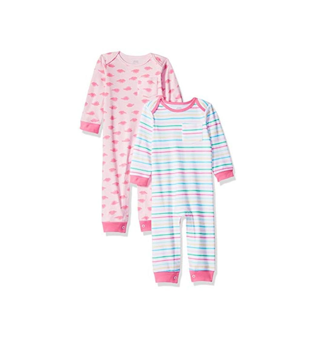 Moda Amazon Essentials - Pack de 2 peleles para niña