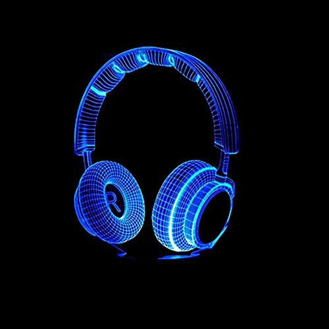 Producto 3D Dj Headphone Night Light Studio Music Monitor Headset Colorido HiFi Music Earphone Led Lámpara de mesa Boy Bedroom Decor Best Gifts