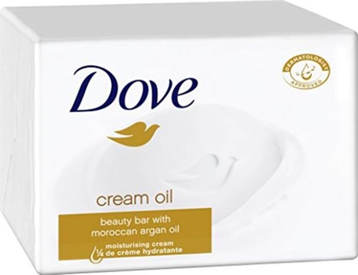 Product Crema con aceite, pastilla de belleza de Dove, pastilla de crema en