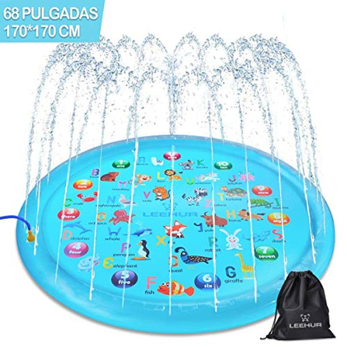 Producto Tapete de Juegos de Agua Almohadilla de Aspersor de Juego Splash Pad