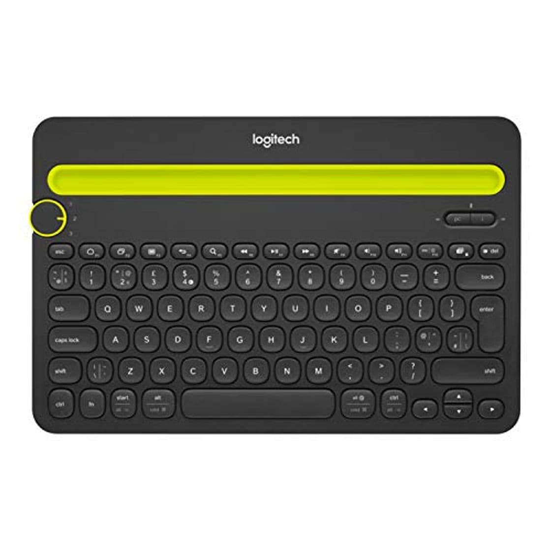 Product Logitech K480 Teclado Inalámbrico Multidispotivo para Windows, Apple iOS, Android o Chrome,