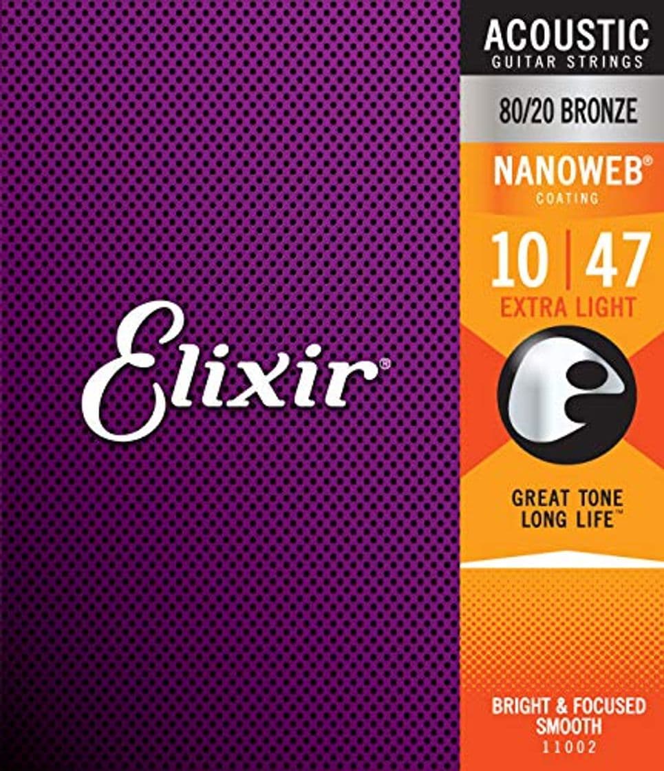 Producto Elixir 11002 - Juego de cuerdas para guitarra acústica de bronce