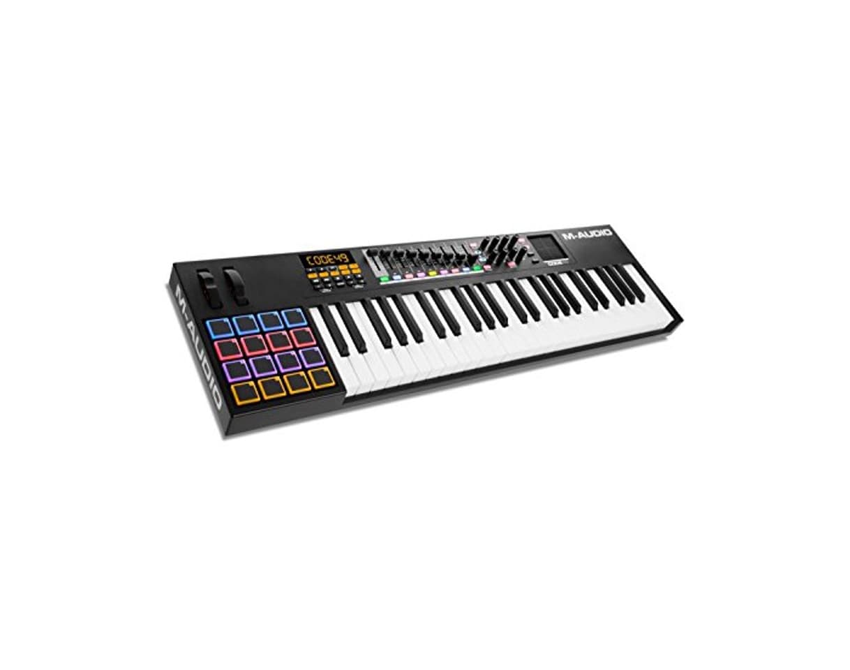 Producto M-Audio Code 49 - Teclado controlador MIDI USB con 49 teclas, 16