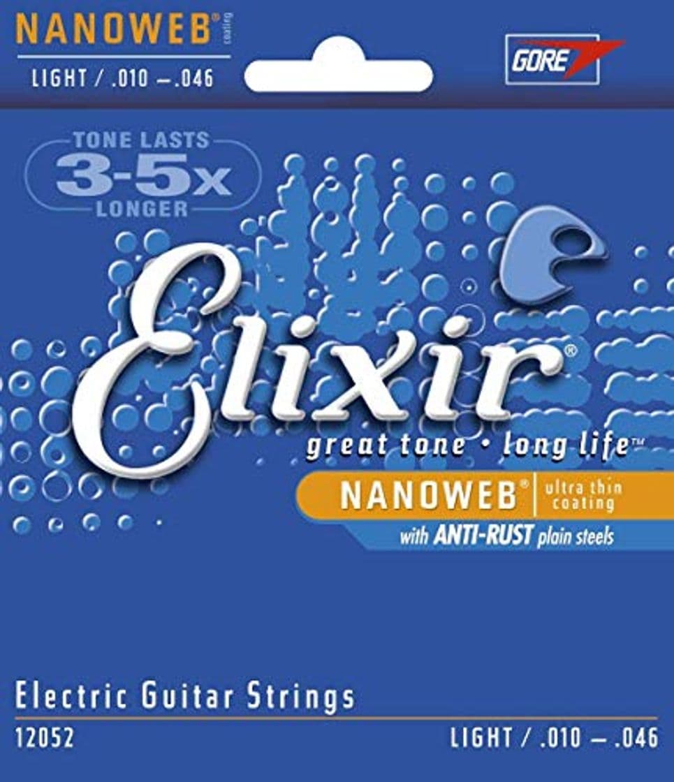 Lugar Elixir 12052 - Juego de cuerdas para guitarra eléctrica