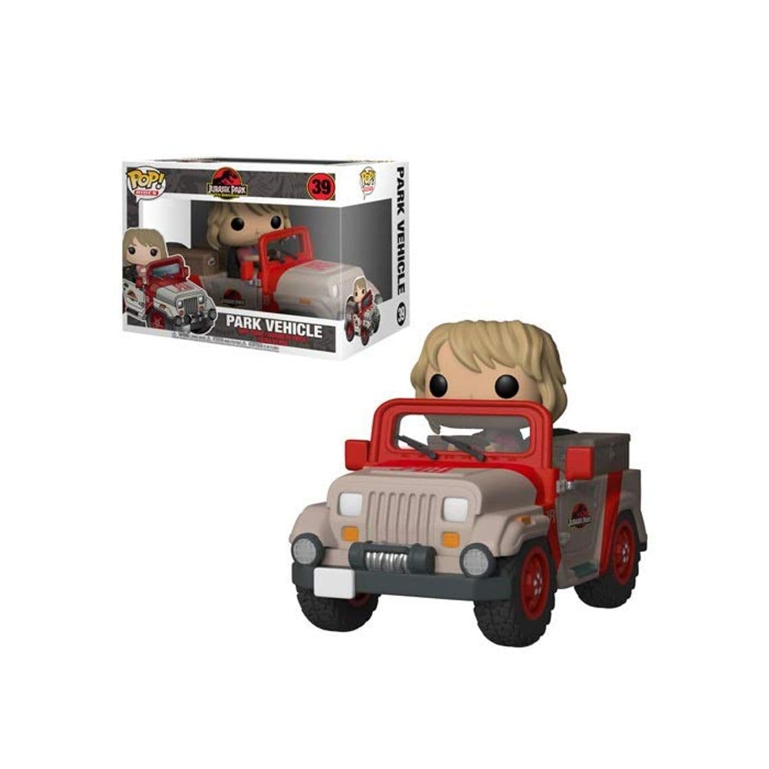 Game Pop Rides Jurassic Park Vehicle Vinyl Figure