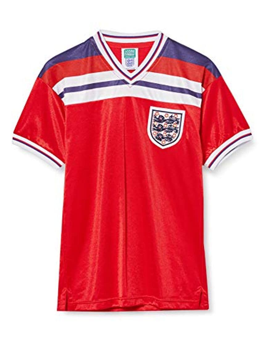 Moda Score Draw - Camiseta de fútbol Retro de Inglaterra de 1982