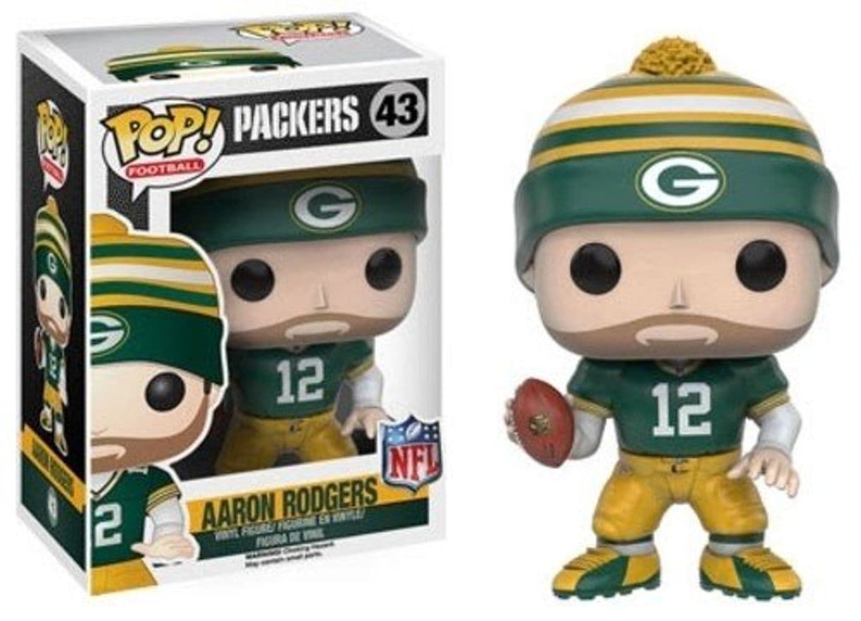 Product Funko-10213 NFL 3 Figura Aaron Rodgers Packers, Multicolor