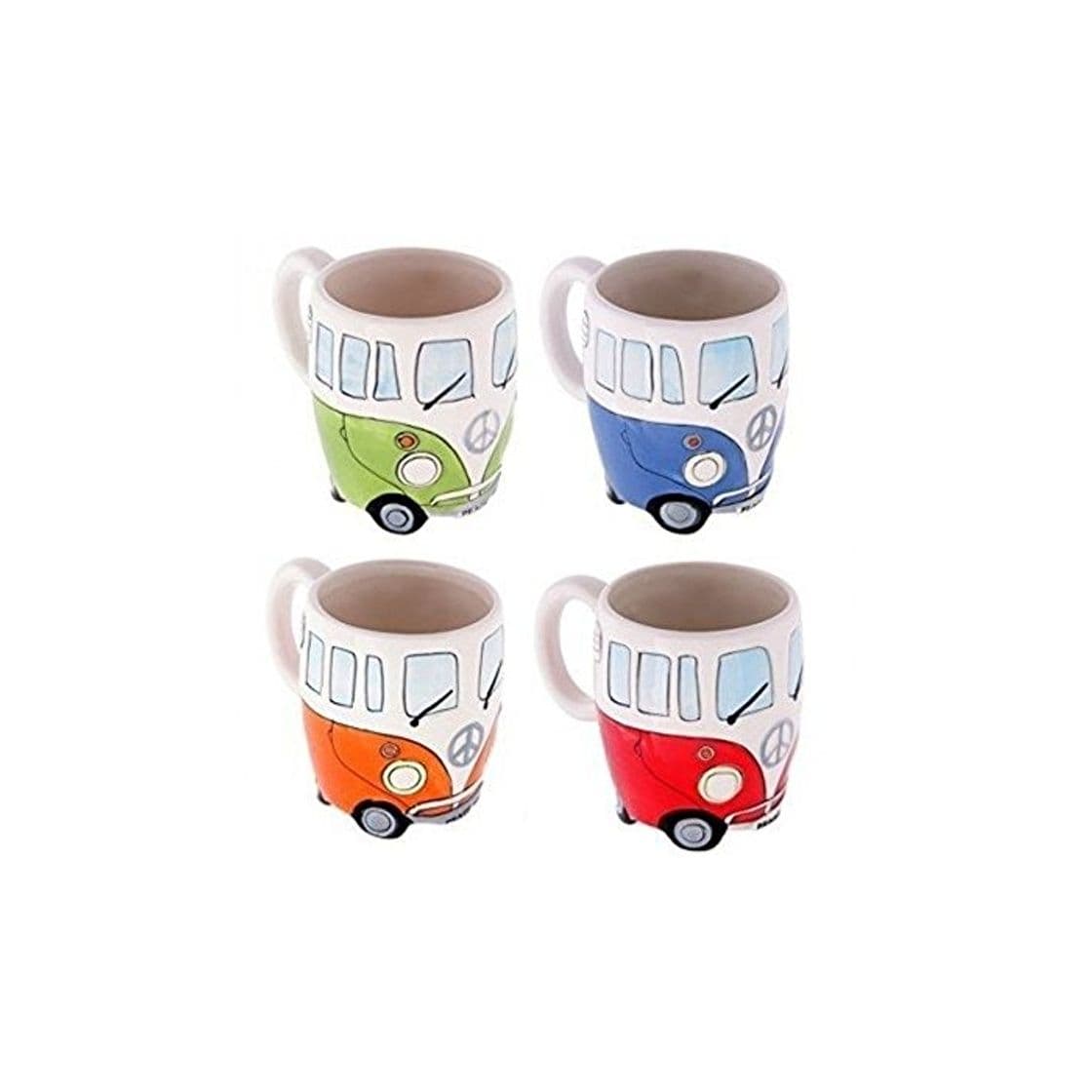 Elemento de la categoría hogar Set of 4 Camper Van Mugs