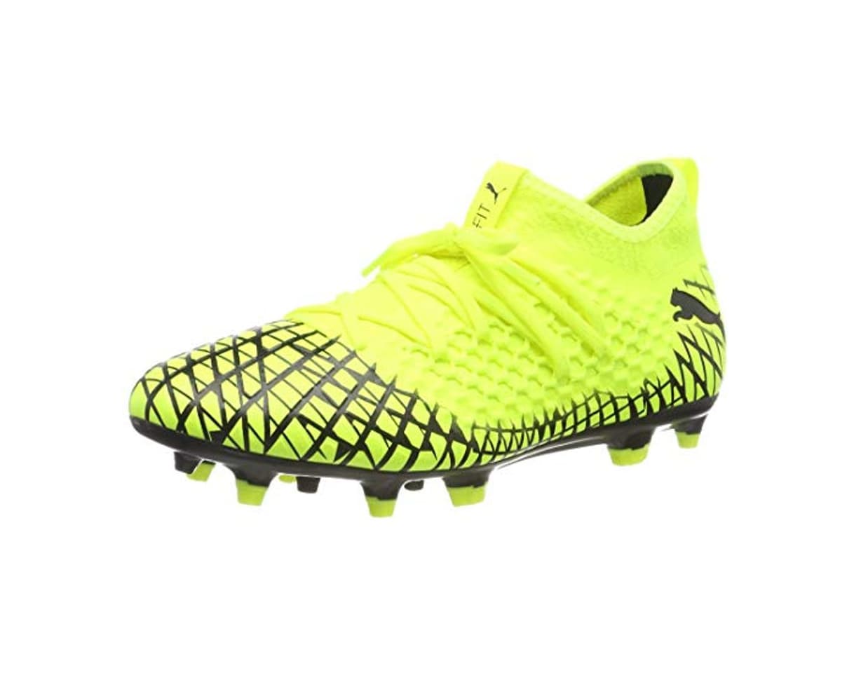 Producto PUMA Future 4.3 Netfit FG/AG Botas de fútbol para Hombre,Amarillo