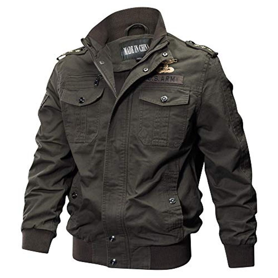 Moda Chaqueta de Manga Larga de los Hombre Lavado Chaqueta Militar Gran tamaño Escudo Transpirable táctico BaZhaHei Invierno Abrigo Casual con Capucha de Lana Capa Jacket Parka Pullover