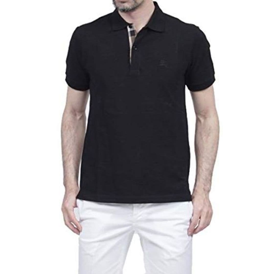 Product Burberry Brit - Polo de manga corta, color negro Negro Negro