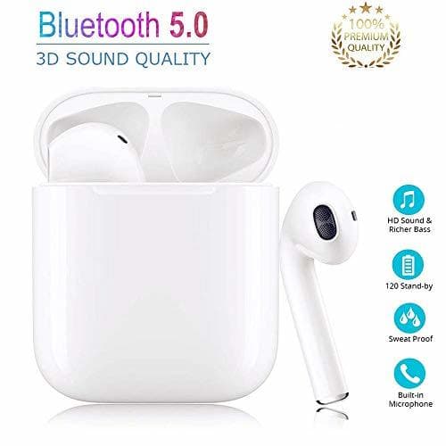 Product Auriculares TWS i12 Bluetooth 5.0 Sonido Estéreo 3D Control Táctil Pop-Ups Pairing