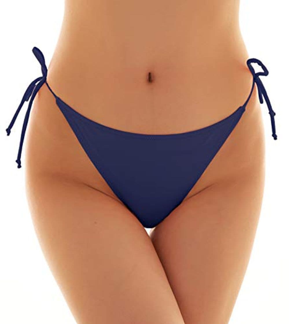 Producto SHEKINI Mujer Tanga Brasileños Bikini Braga Braguitas con Lazos Laterales Ajustables Ropa