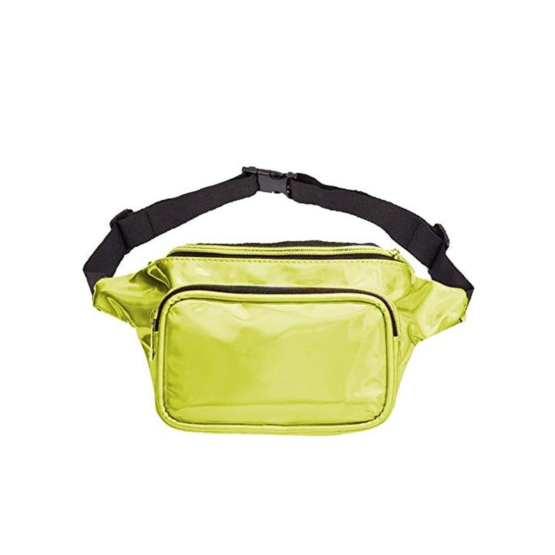 Product BETOY Riñonera Running Impermeable（Amarillo）Holograma Bolsa De Riñonera Cinturón Bolsa Cintura Paquete Deporte Deportiva Festival de Neón Glitter Brillante para Correr Fitness Senderismo Viajes Depor