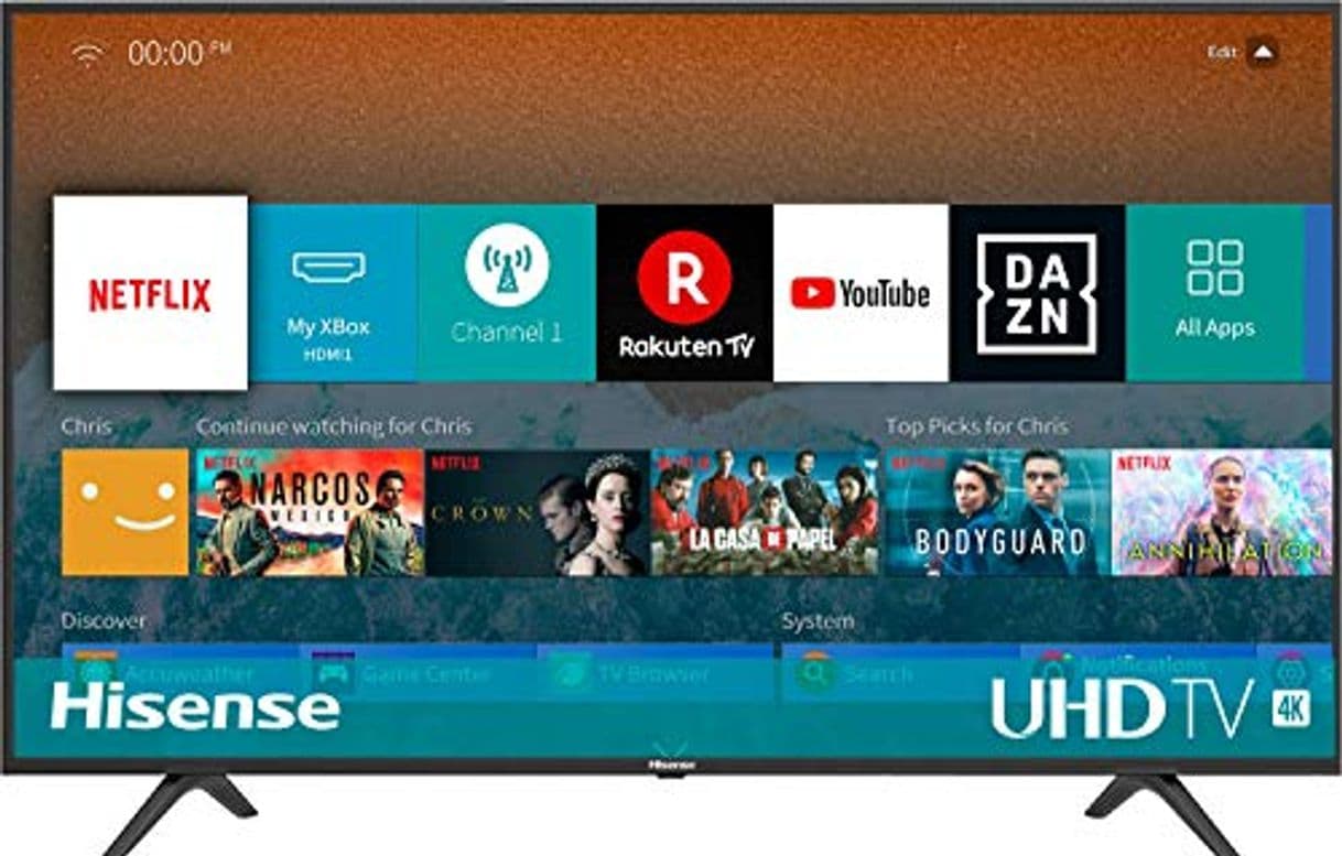 Electronic Hisense H50BE7000 - Smart TV 50' 4K Ultra HD con Alexa Integrada