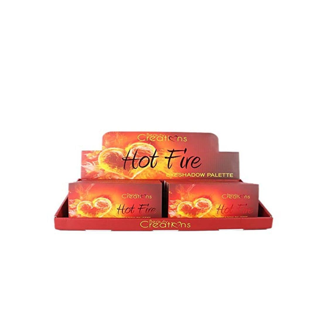 Product BEAUTY CREATIONS Hot Fire Eyeshadow Palette Display Set