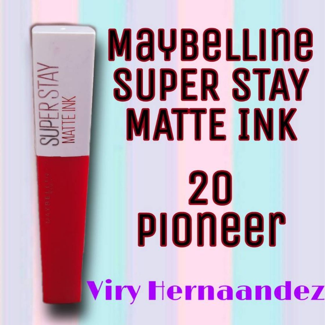 Beauty Maybelline Super Stay Barra de Labios Matte Ink 20 Pioner - 26 gramos