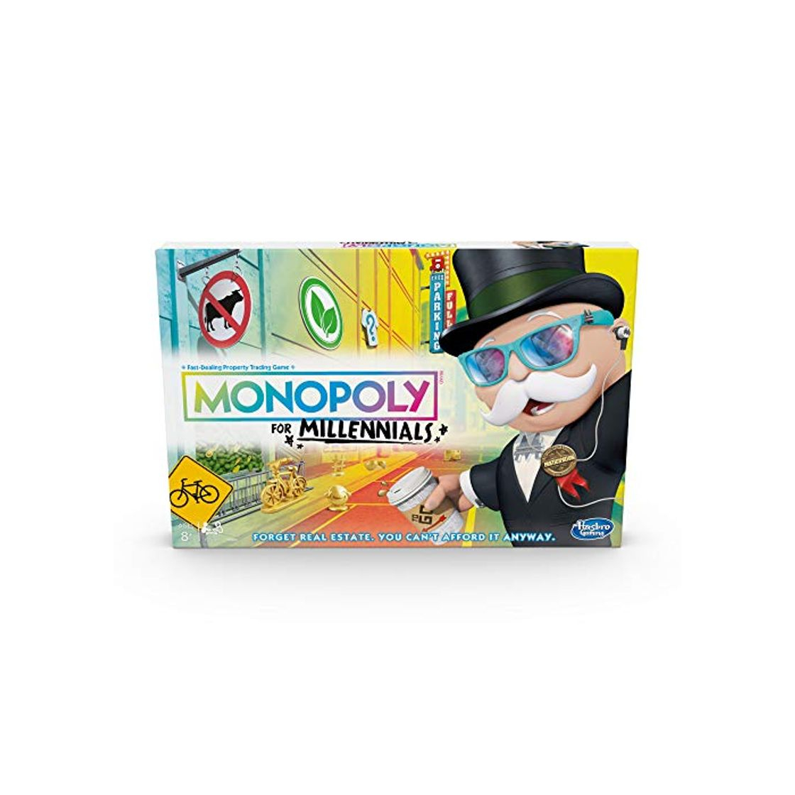 Product Hasbro- Monopoly for Millennials Juego de Mesa, Multicolor