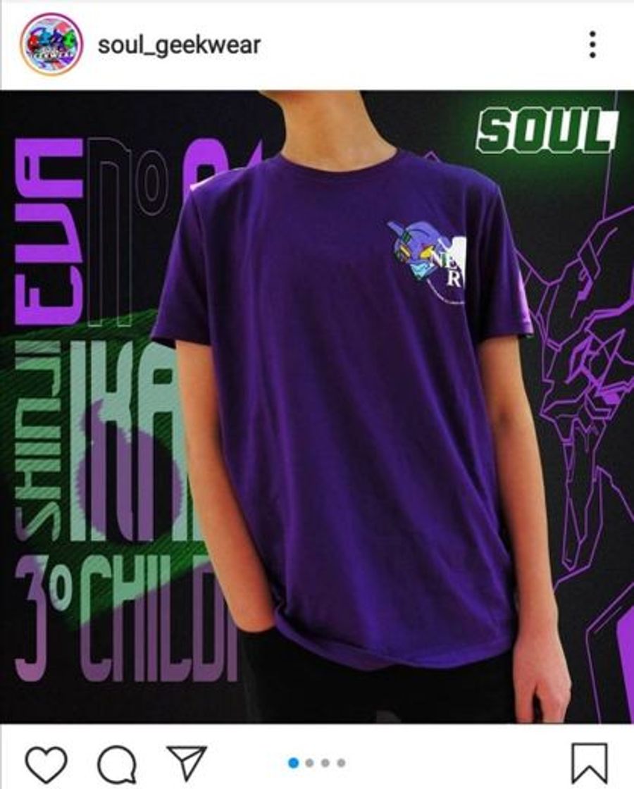 Fashion Polo Neon Genesis Evangelion (frente) 