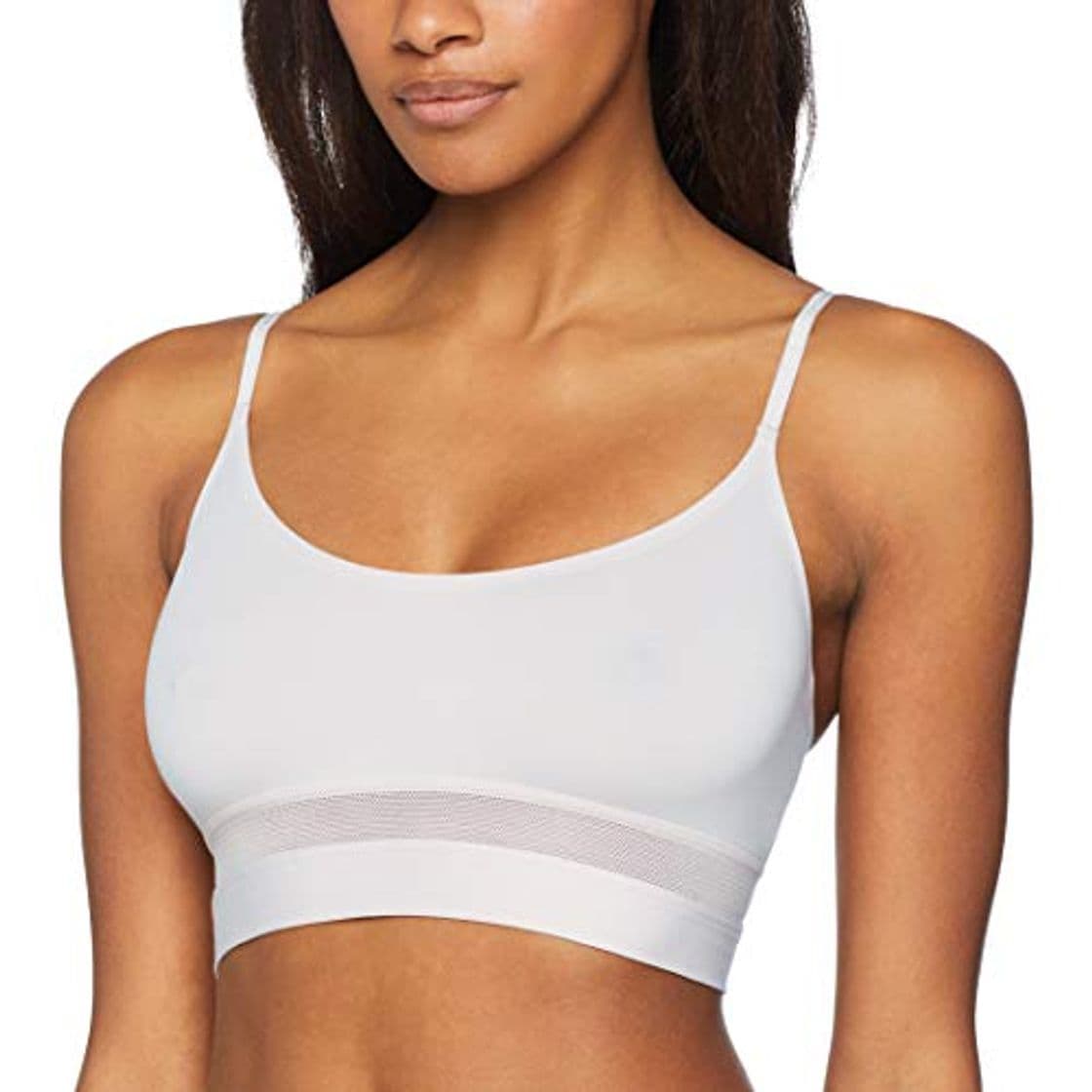 Fashion Sloggi Ever Fresh Crop Top Corsé, Blanco