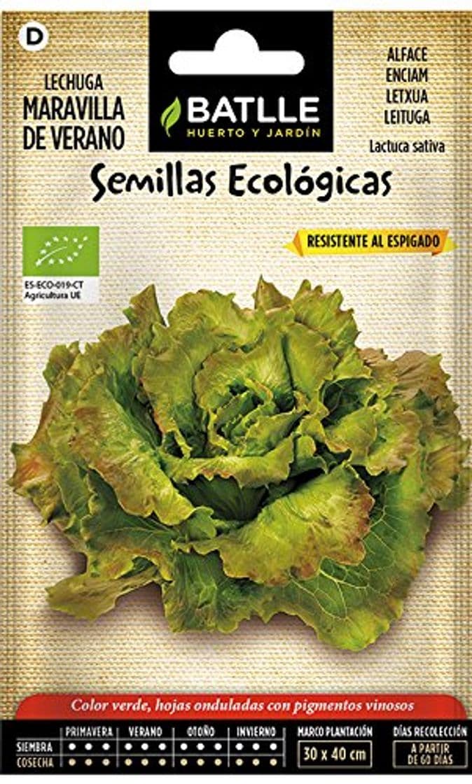 Product Semillas Ecológicas Hortícolas