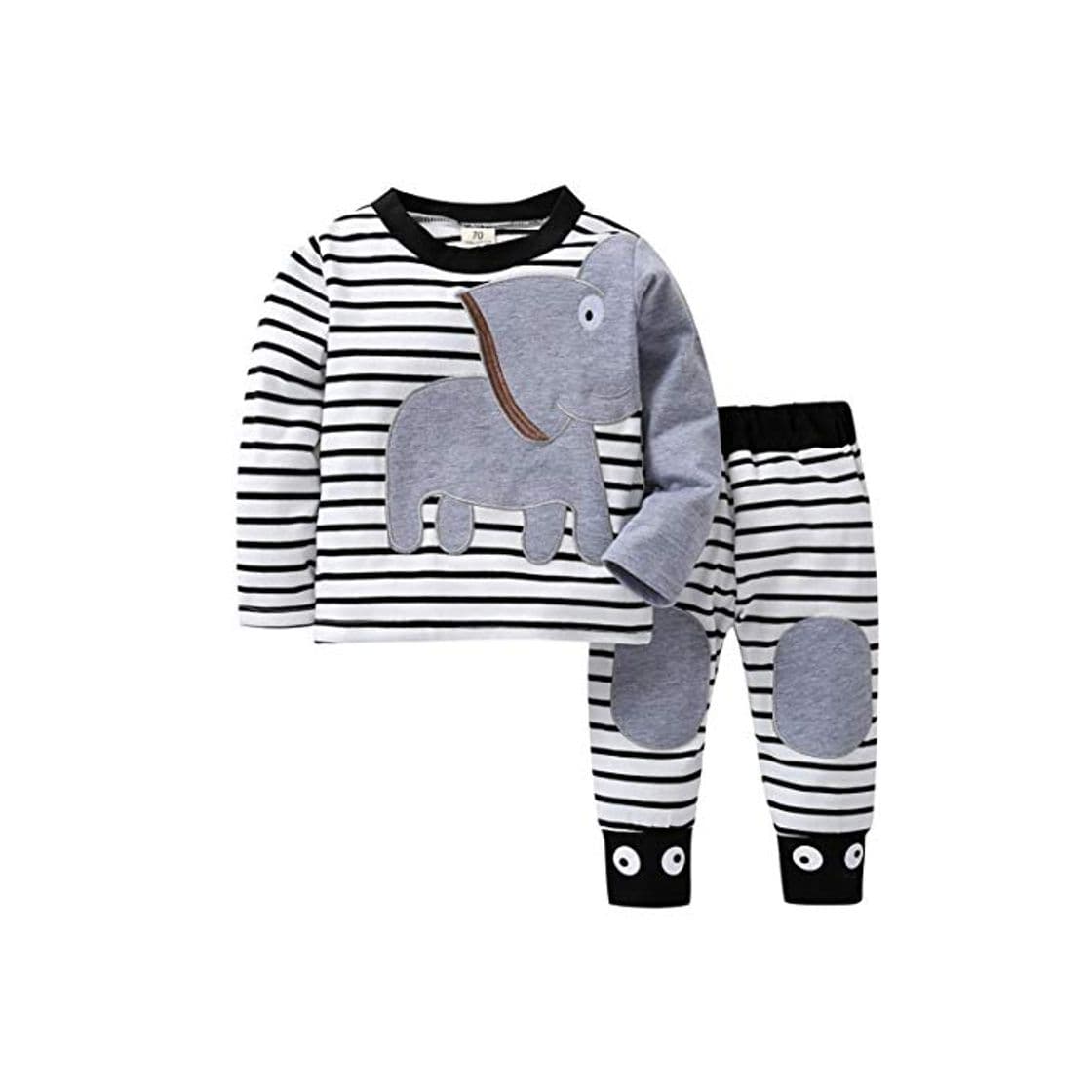 Moda K-youth Ropa Bebé Recién Nacido, Ropa Bebe Niño Camisetas de Manga Larga