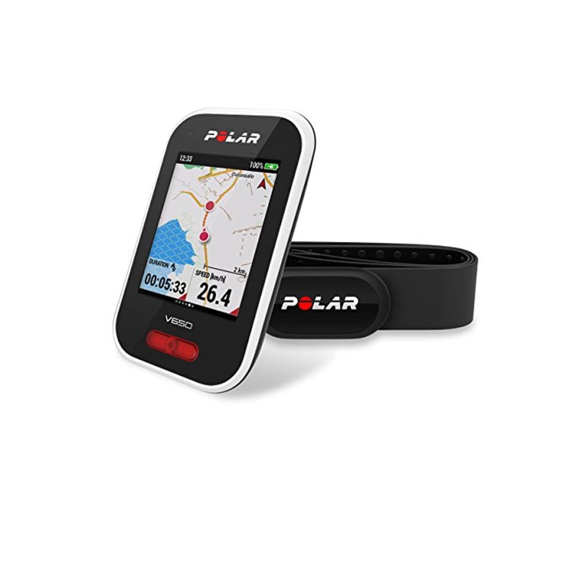 Product Polar V650 HR - Ciclocomputador con GPS y sensor de Frecuencia Cardíaca