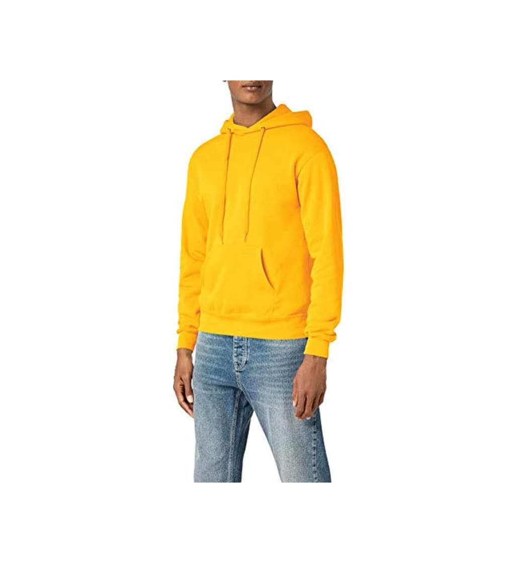 Moda Fruit of the Loom SS026M, Sudadera con capucha Para Hombre, Amarillo