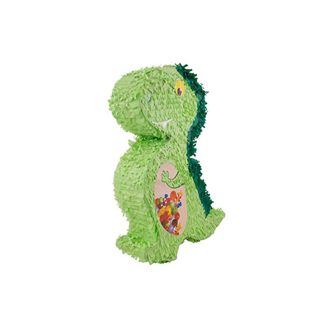 Producto Folat- Pinata Dinosaur-55 cm Piñata, Color verde, Costumes