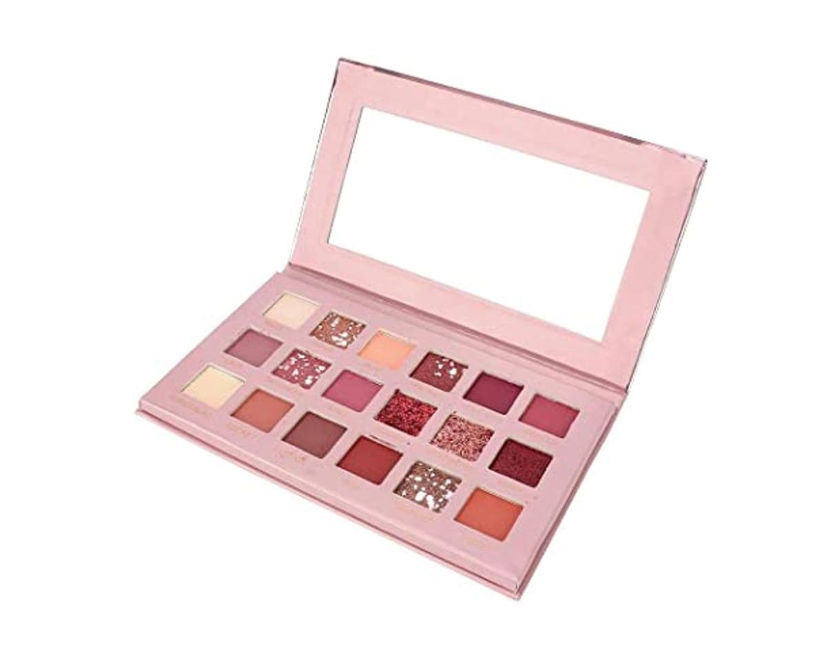 Belleza 18 Colores Sombra de ojos mate y brillante con paleta de sombras