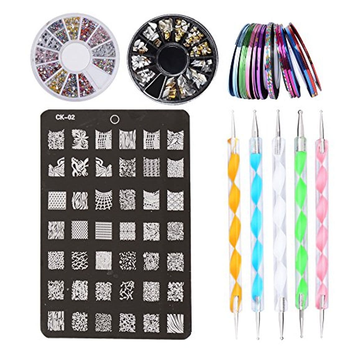 Product Kit de Accesorios Decoración Uñas Nail Art - 30 x Rollos de