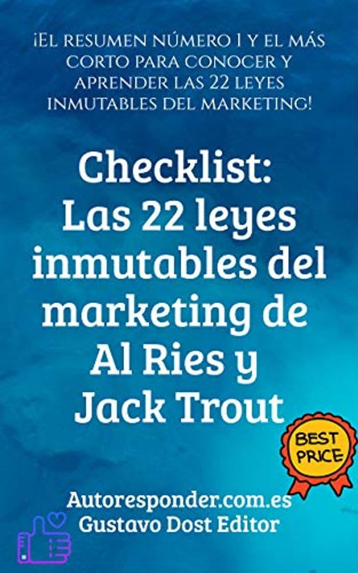 Book Checklist. Las 22 leyes inmutables del marketing de Jack Trout y Al