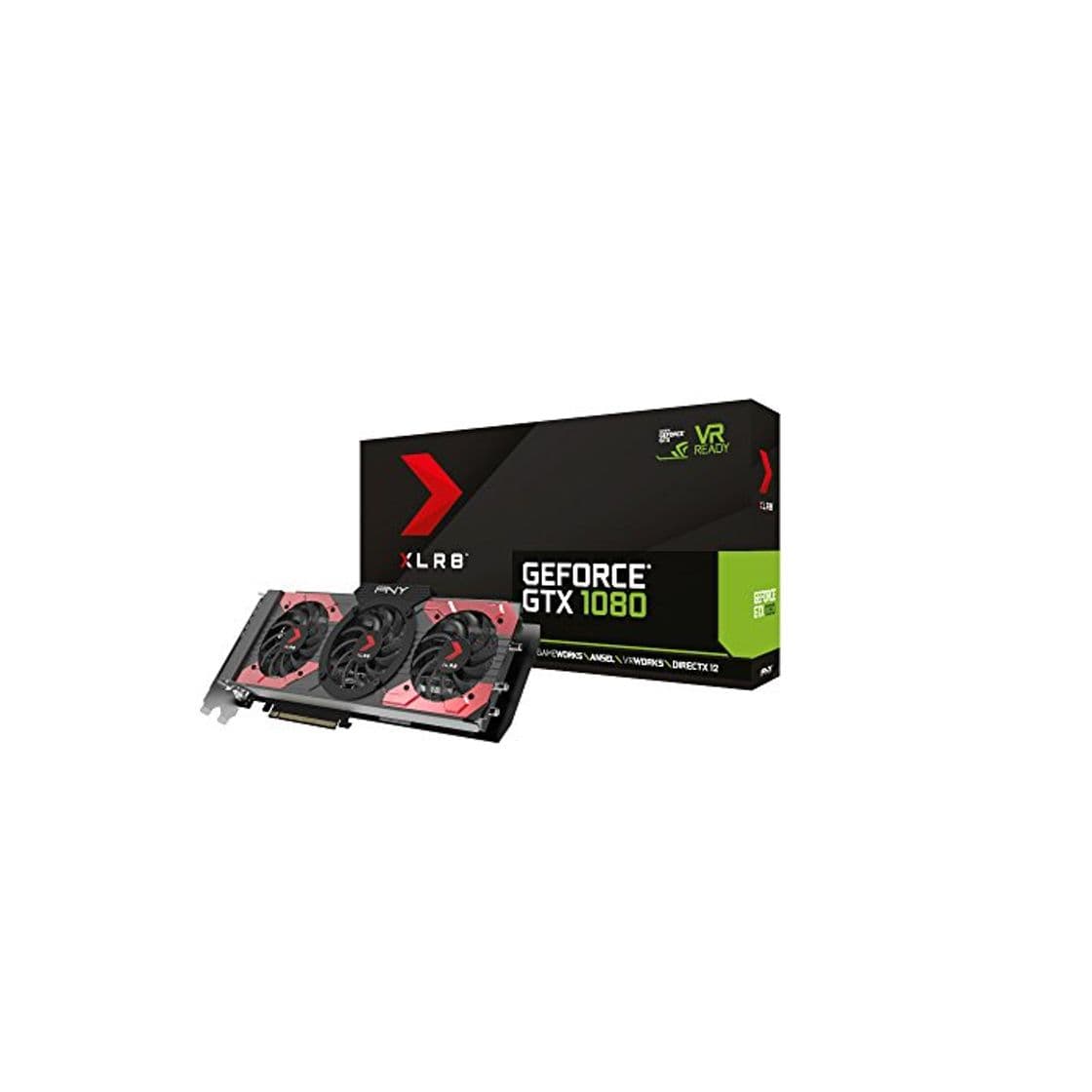 Product PNY GeForce GTX 1080 XLR8 OC - Tarjeta gráfica de 8 GB