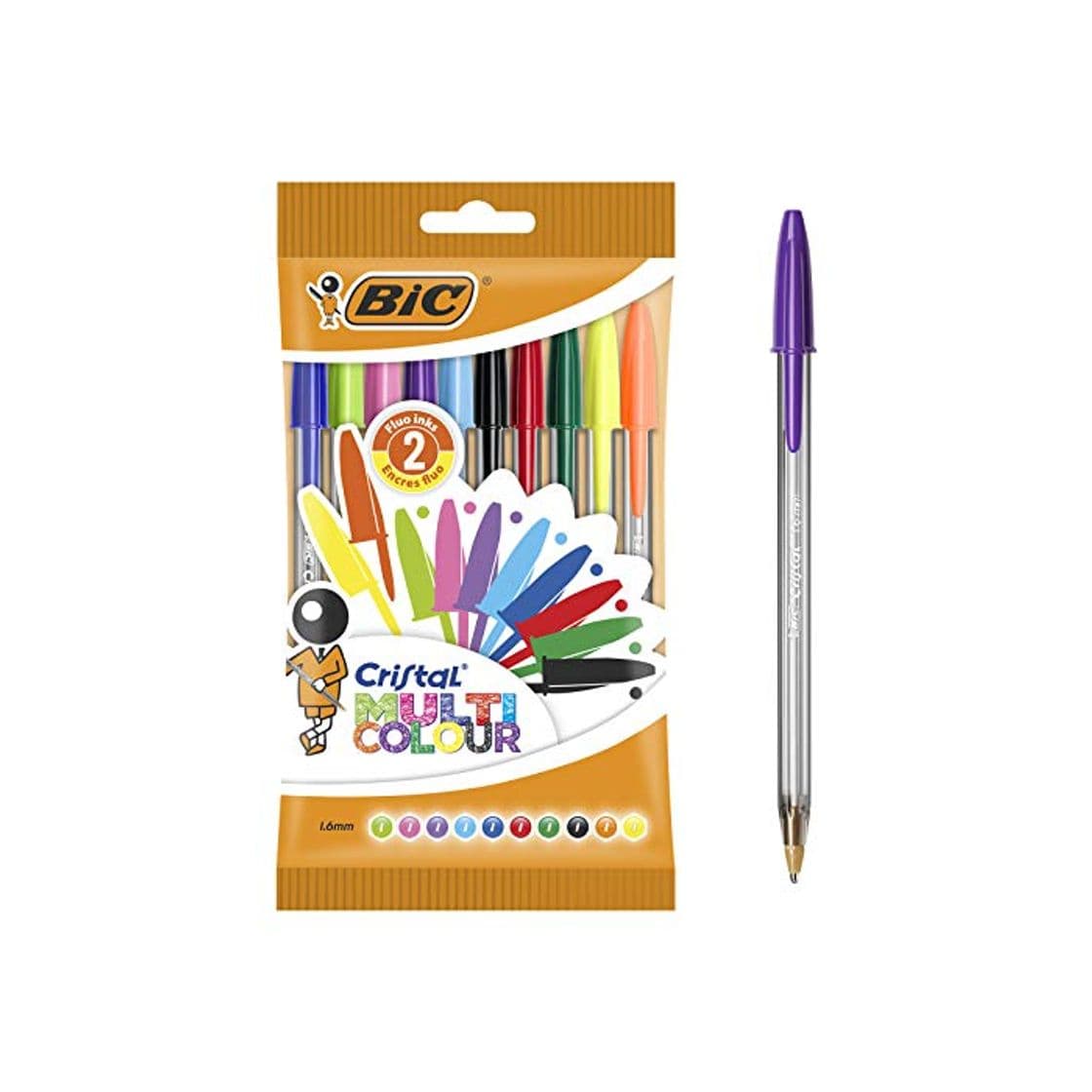 Product BIC Cristal Multicolour bolígrafos Punta Ancha