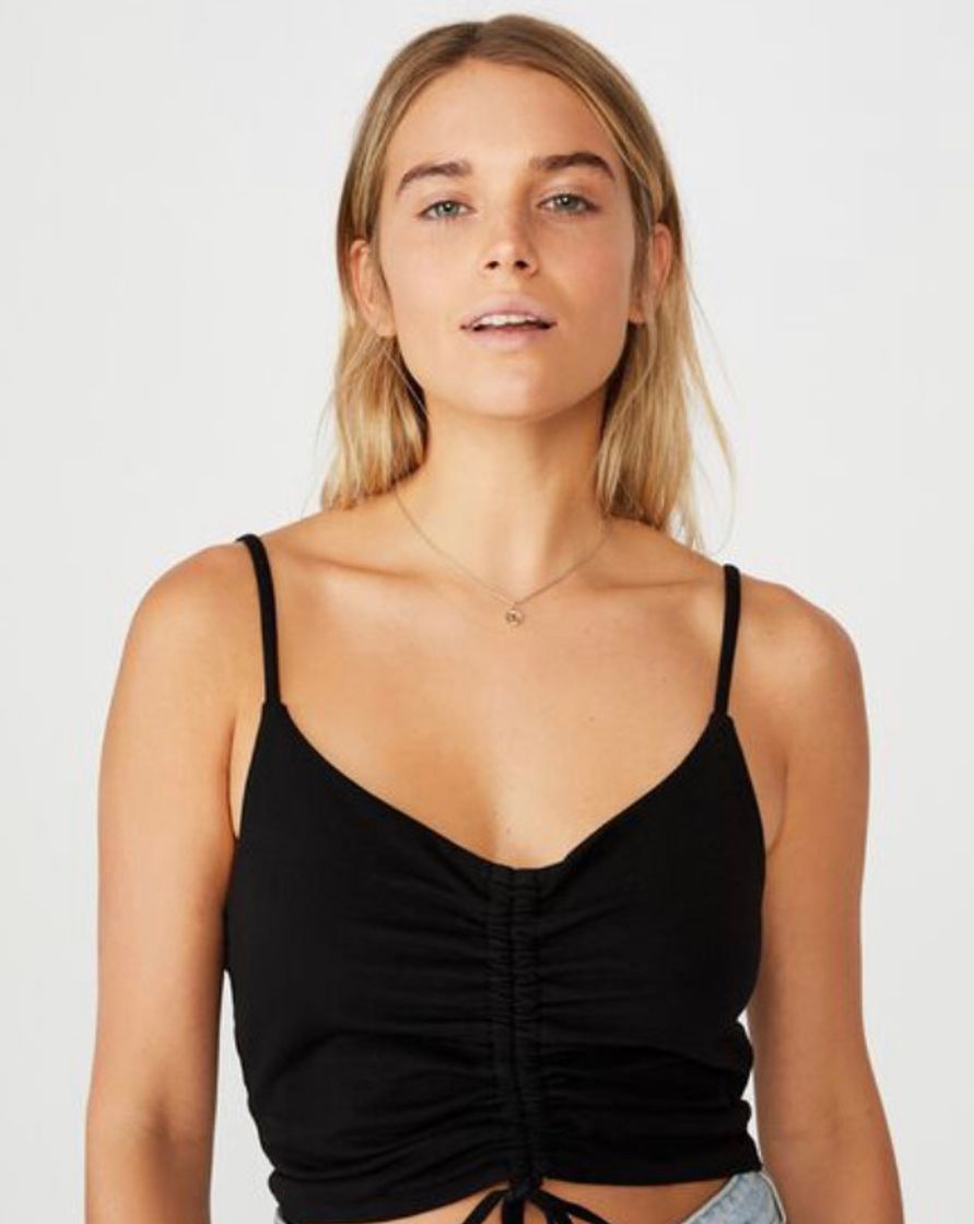 Fashion jenna tie front cami 