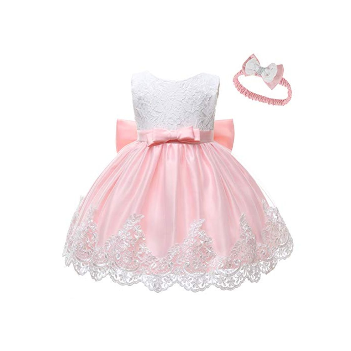 Producto LZH Bebé Infantil Niñas Vestido de Bautizo de Cumpleaños Bautismo Vestido de Banquete de Boda