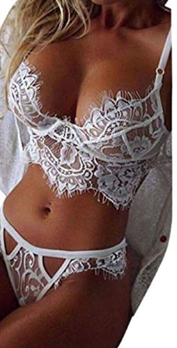 Product UMIPUBO Mujer Ropa Interior Ropa de Dormir Conjunto Sexy Lencería Escotado por