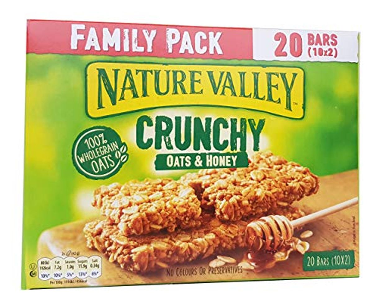 Place Paquete Barras de granola Nature Valley Crunchy Avena y Miel Familia 10