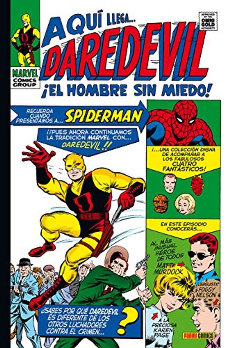 Book Daredevil 1 ¡El Hombre Sin Miedo!