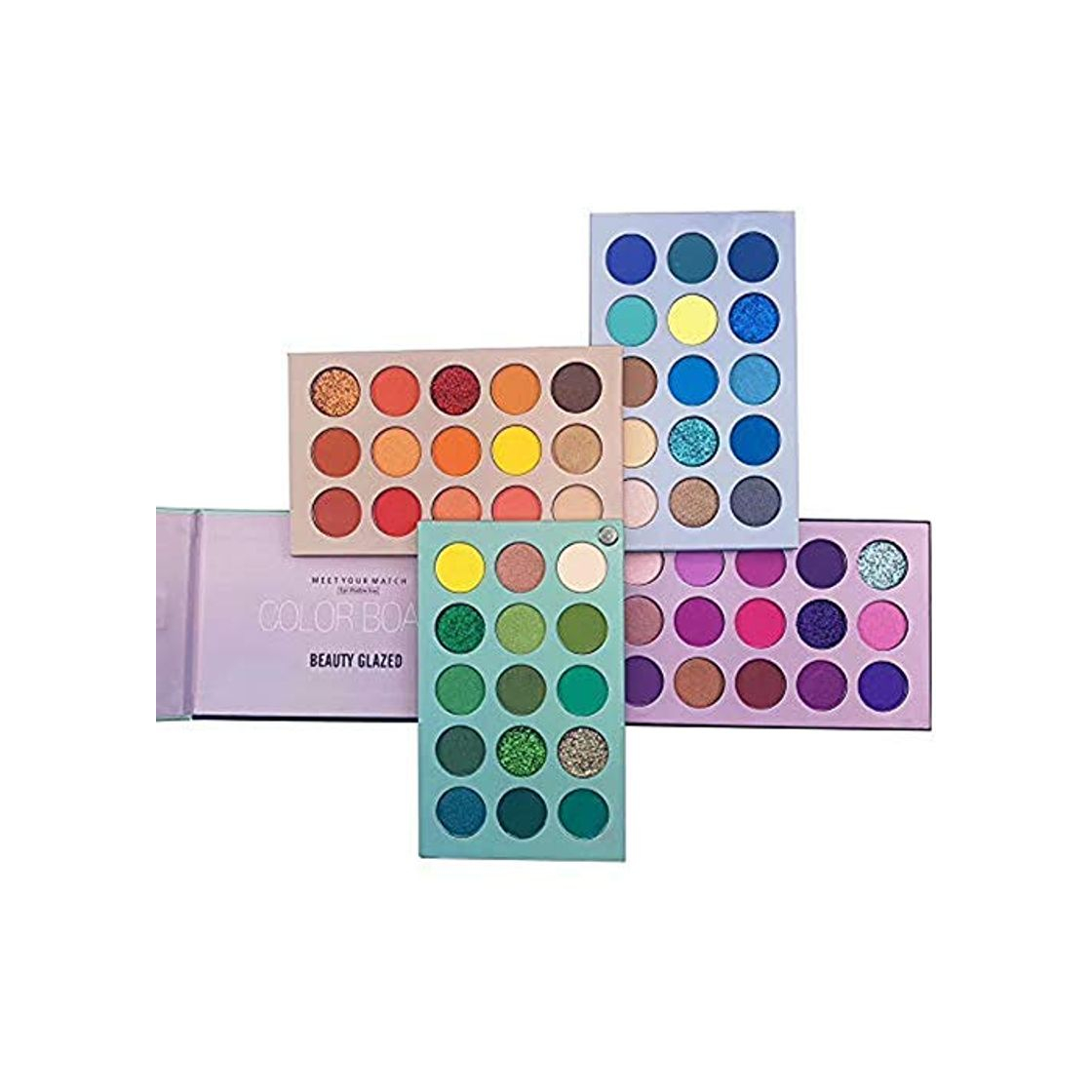 Product Beauty Glazed 60 Color Nuevo maquillaje Paleta de sombras de ojos 4