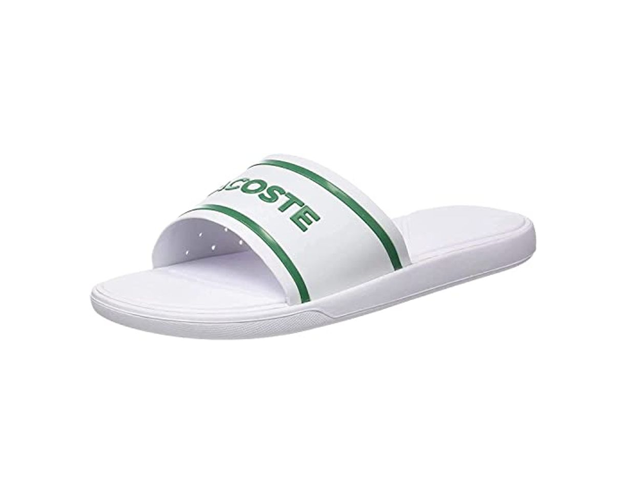 Fashion Lacoste L.30 Slide 118 2 CAM, Chanclas para Hombre, Blanco