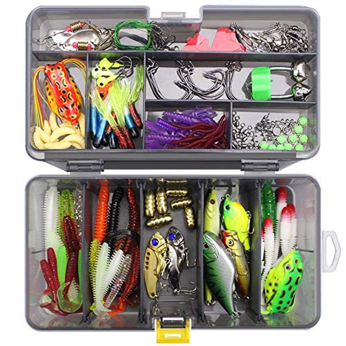 Product MUUZONING 168 pcs Profesional Kits de señuelo de Pesca Suave Cebo