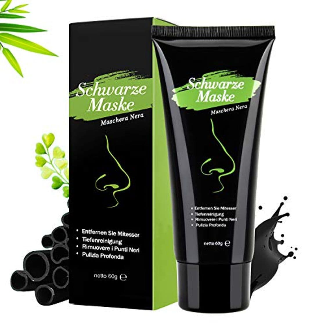 Beauty Mascarilla Negra para Puntos Negros Y Acné