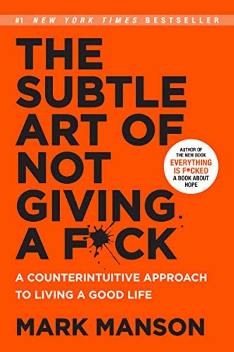 Libro The Subtle Art of Not Giving a F*ck