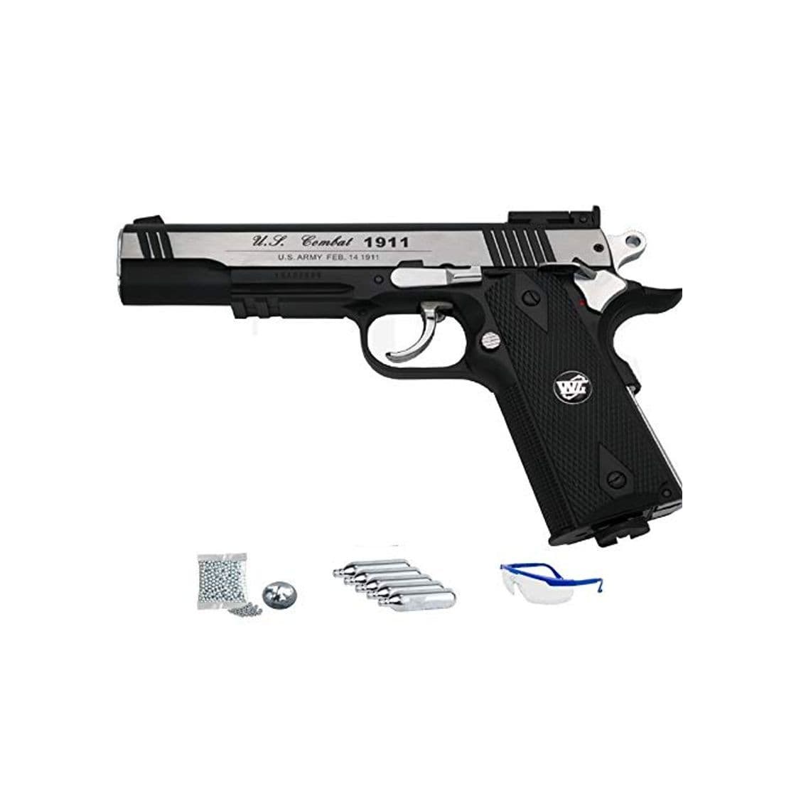 Product WG 1911 Sport 601 MAB - Pack Pistola de Aire comprimido (CO2)