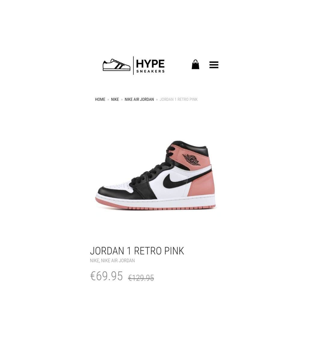 Producto Nike Jordan 1 retro pink 