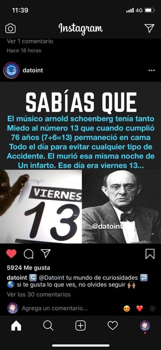 Moda Pagina de Instagram muy interesante , con sus curiosidades