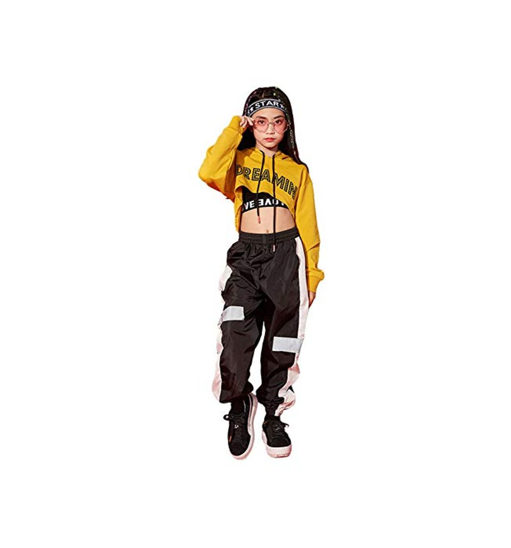 Fashion LOLANTA 3Pcs Girls Hip Hop Dance Costume Niños Street Dance Clothes Set